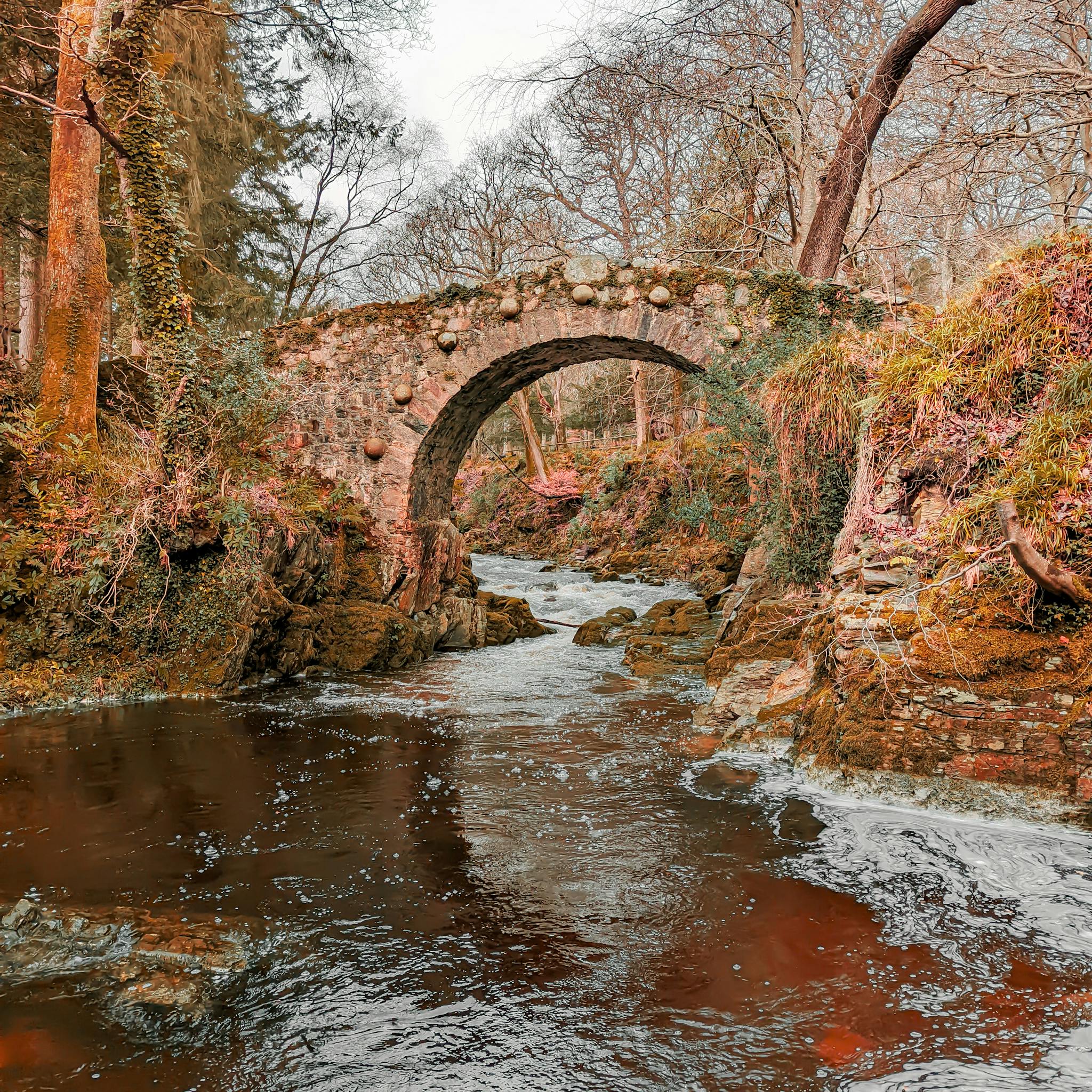 An Old Bridge in Autumn