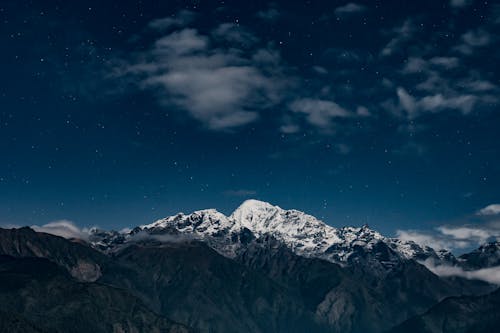 夜空, 夜間, 山 的 免費圖庫相片