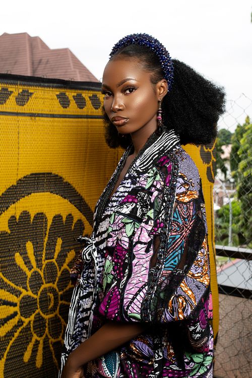 Lady Model Colorful Model in Colorful Clothes · Free Stock Photo