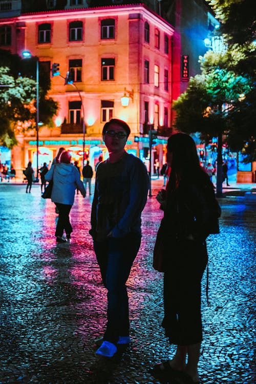 Man and Woman Talking With Each Other