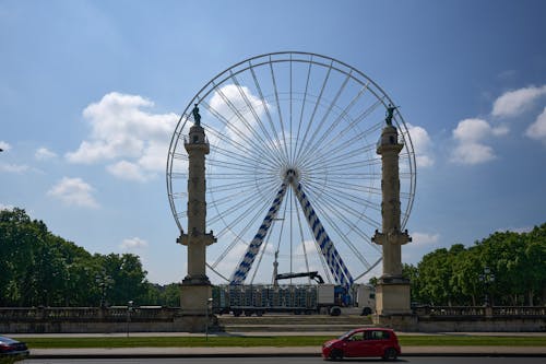 Bordeaux, France, 05.23.2023 La Grande Roue des Quinconces (Ferris Wheel)