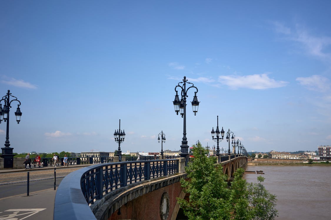 Bordeaux, France, 05.23.2023 Pont de Pierre (Stone Bridge)