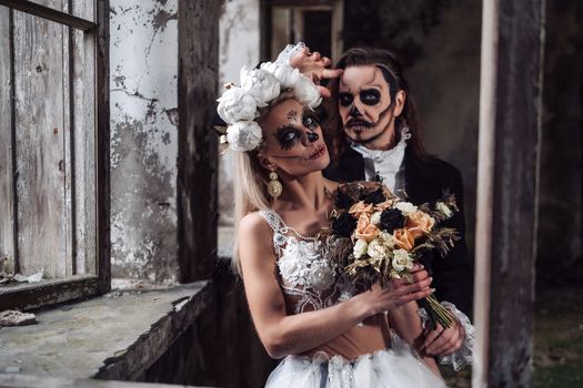 Undead Newlyweds in a Haunted House