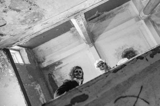 Undead Newlyweds Haunting an Abandoned Palace