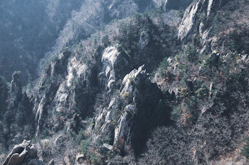 Rocky Hills in a Valley 