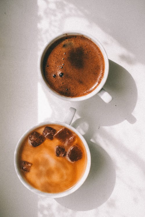 Imagine de stoc gratuită din cafea, cafea cu gheata, căni