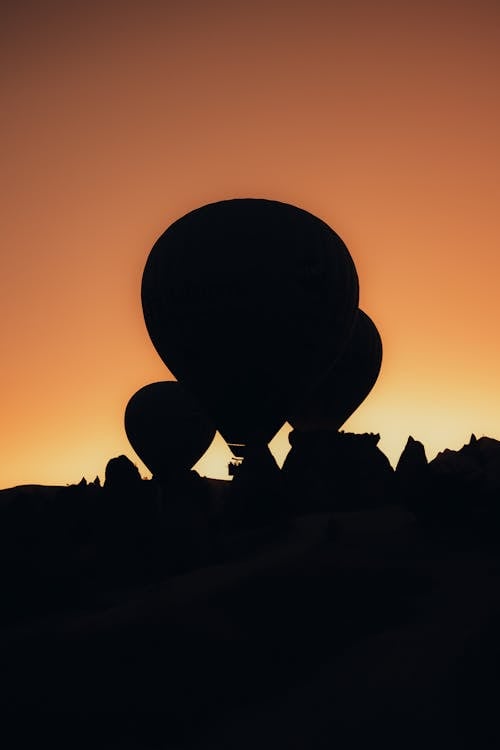 Foto d'estoc gratuïta de alba, cappadocia, capvespre
