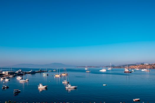 Sea view of Central Bodrum bay, Mugla - Türkiye