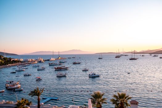 Gümüşlük tables-in-the-sea dinner — Bodrum