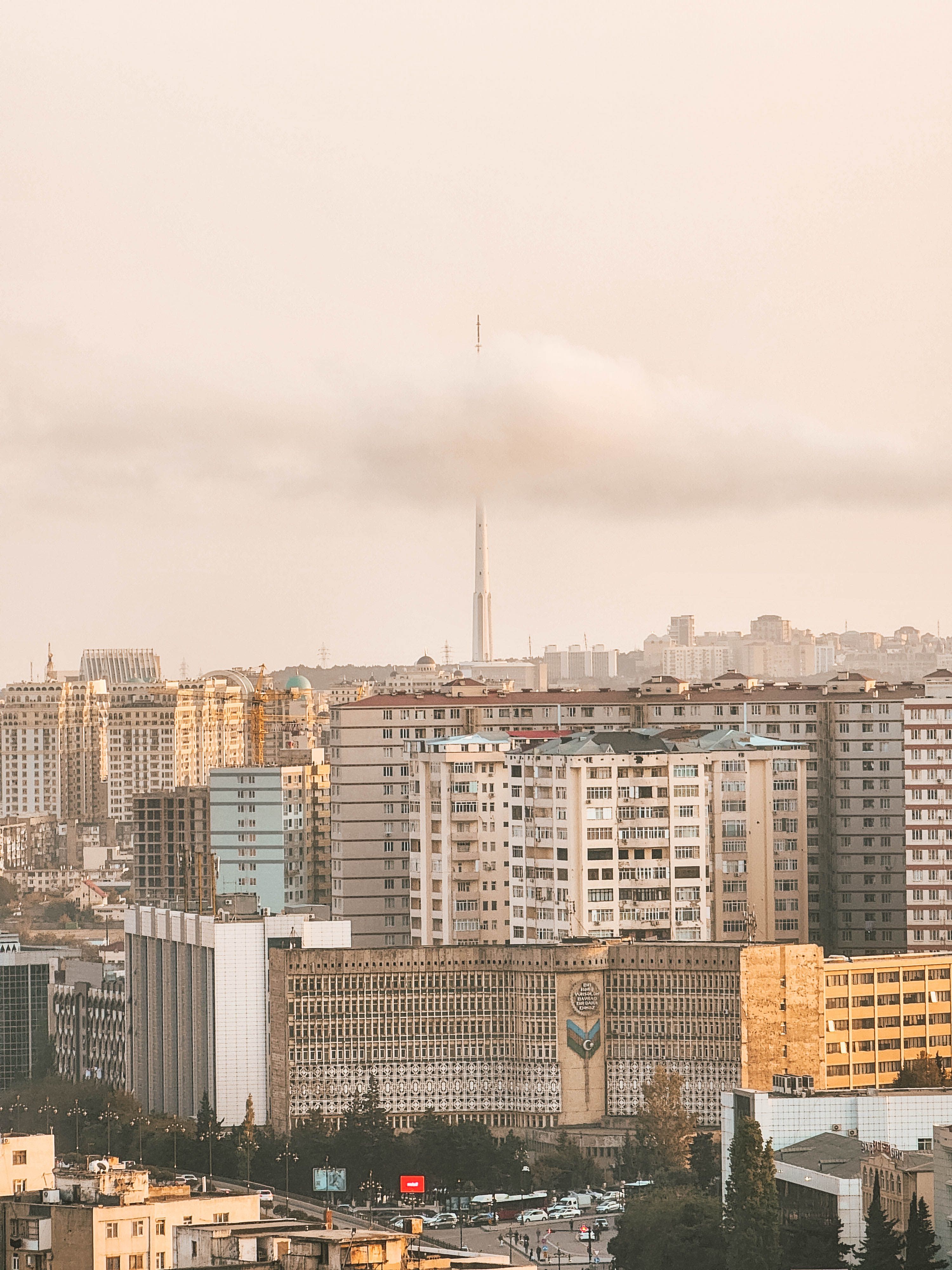 Image showcasing Aerial View of Apartment Buildings in City · Free Stock Photo