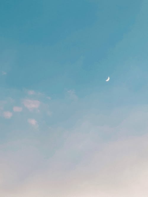 Moon in a Blue Sky 