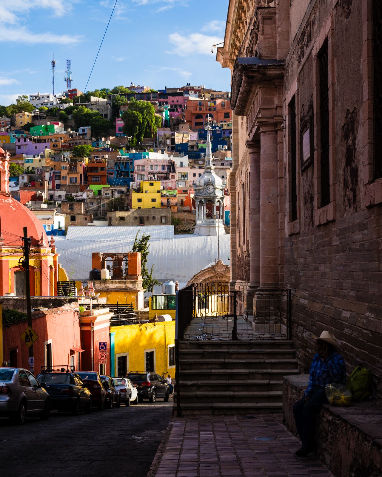 Maisons colorées et callejones de Guanajuato