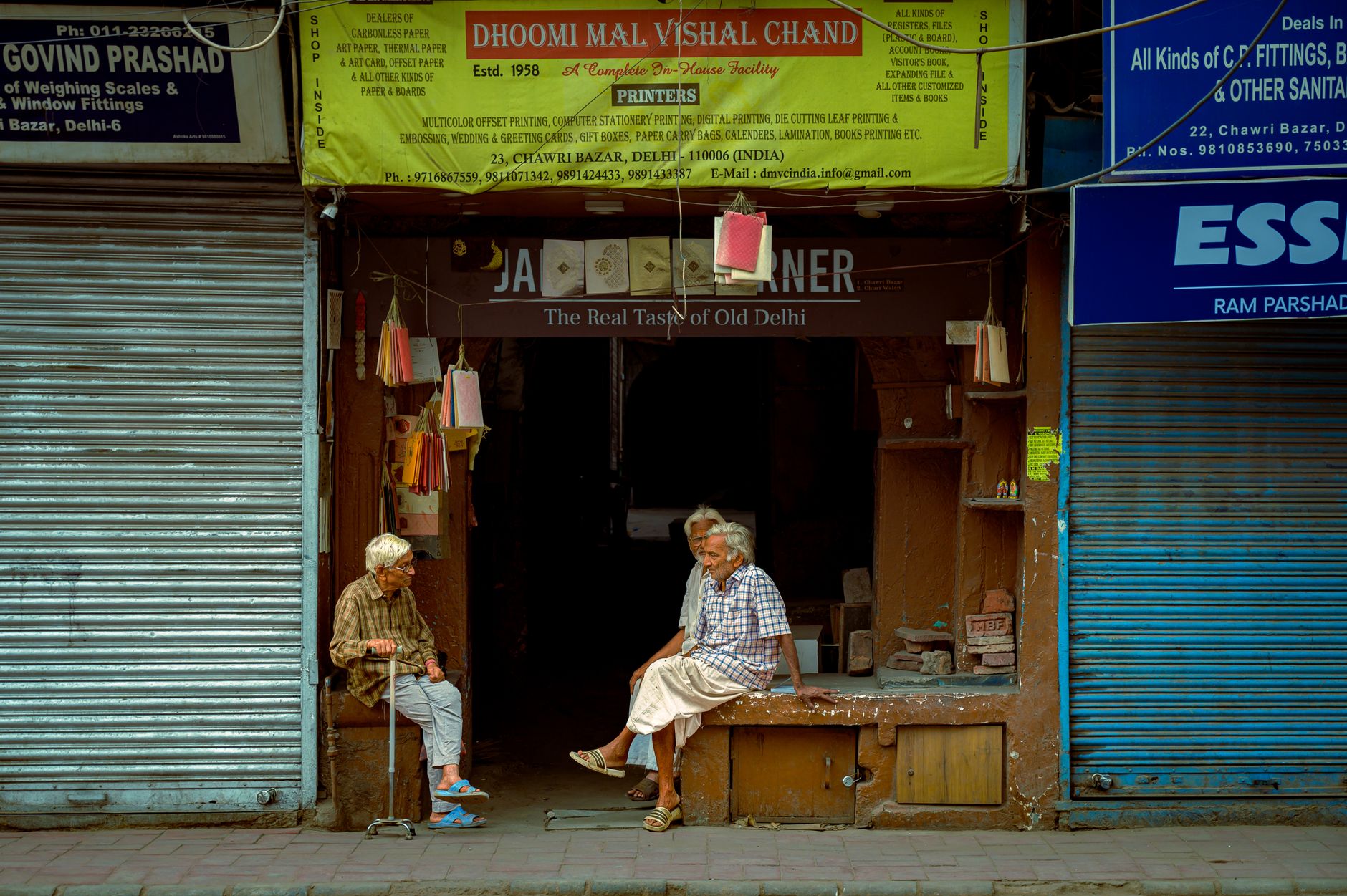 Sadar Bazaar and clock tower area of old Gurgaon town