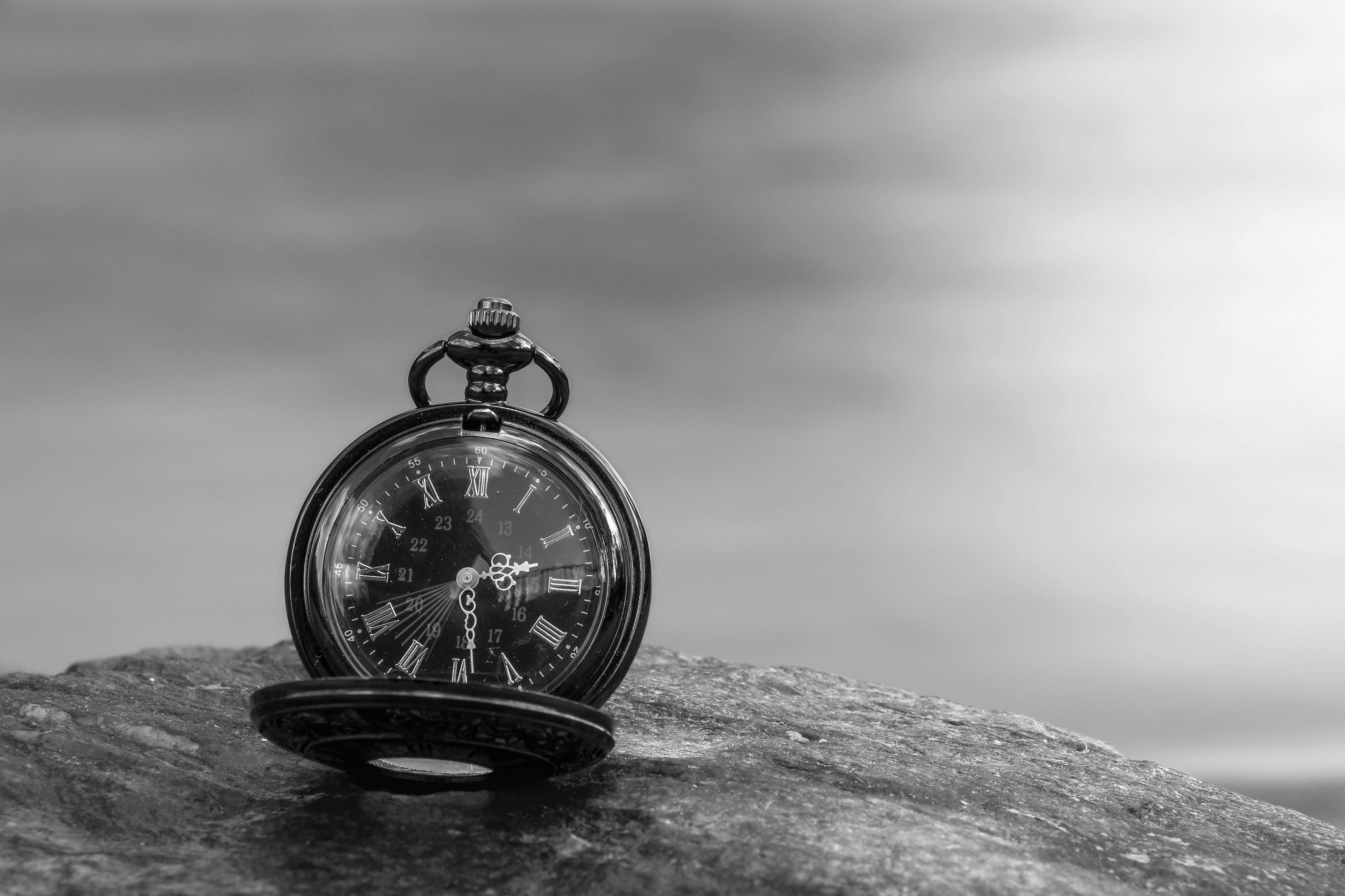 Gold-colored Chain Necklace With Watch Pendant · Free Stock Photo