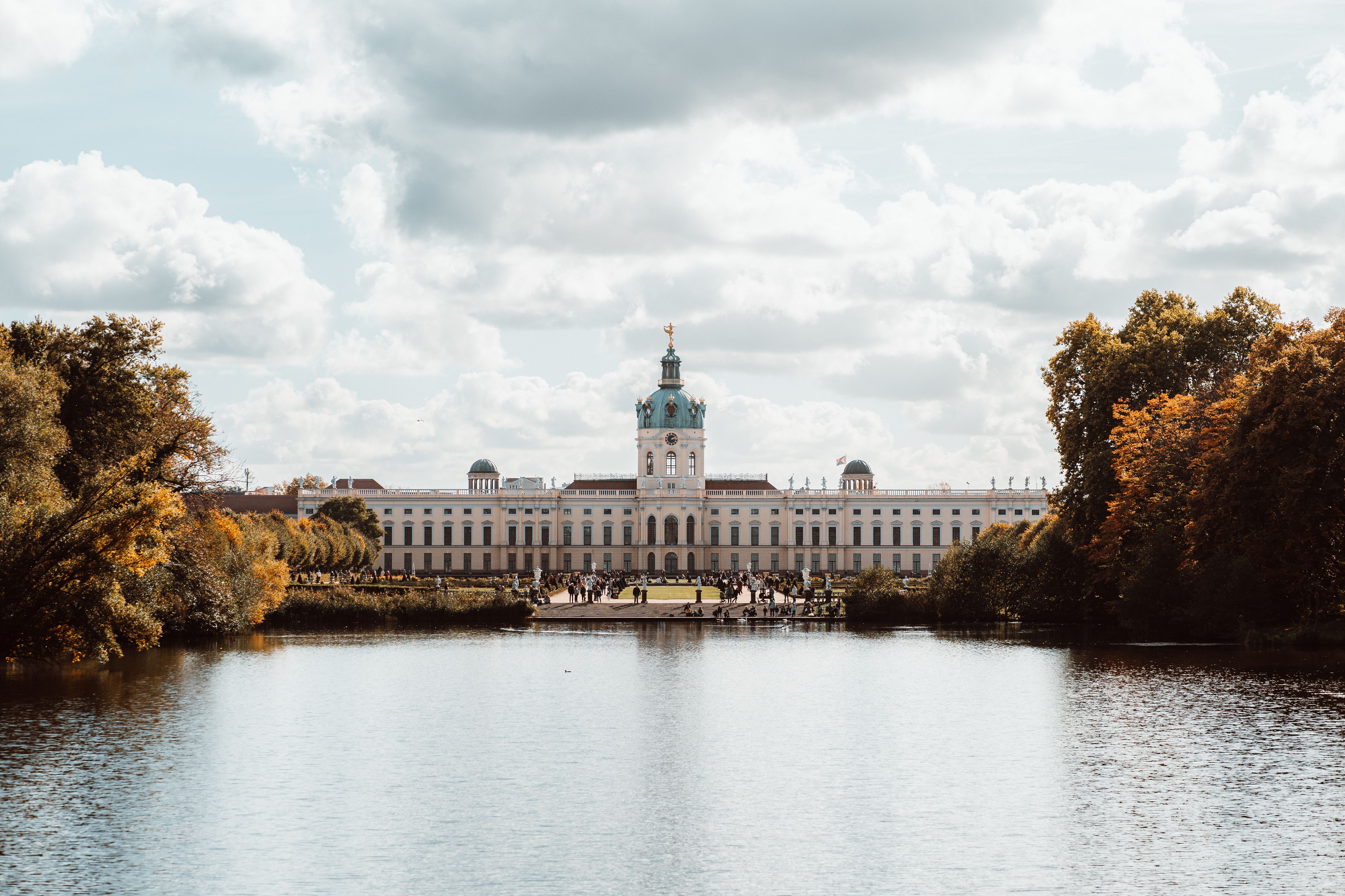 View of the Charlottenburg Palace and a Pond in Berlin, Germany · Free ...