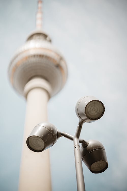 Streetlight with TV Tower in Berlin 
