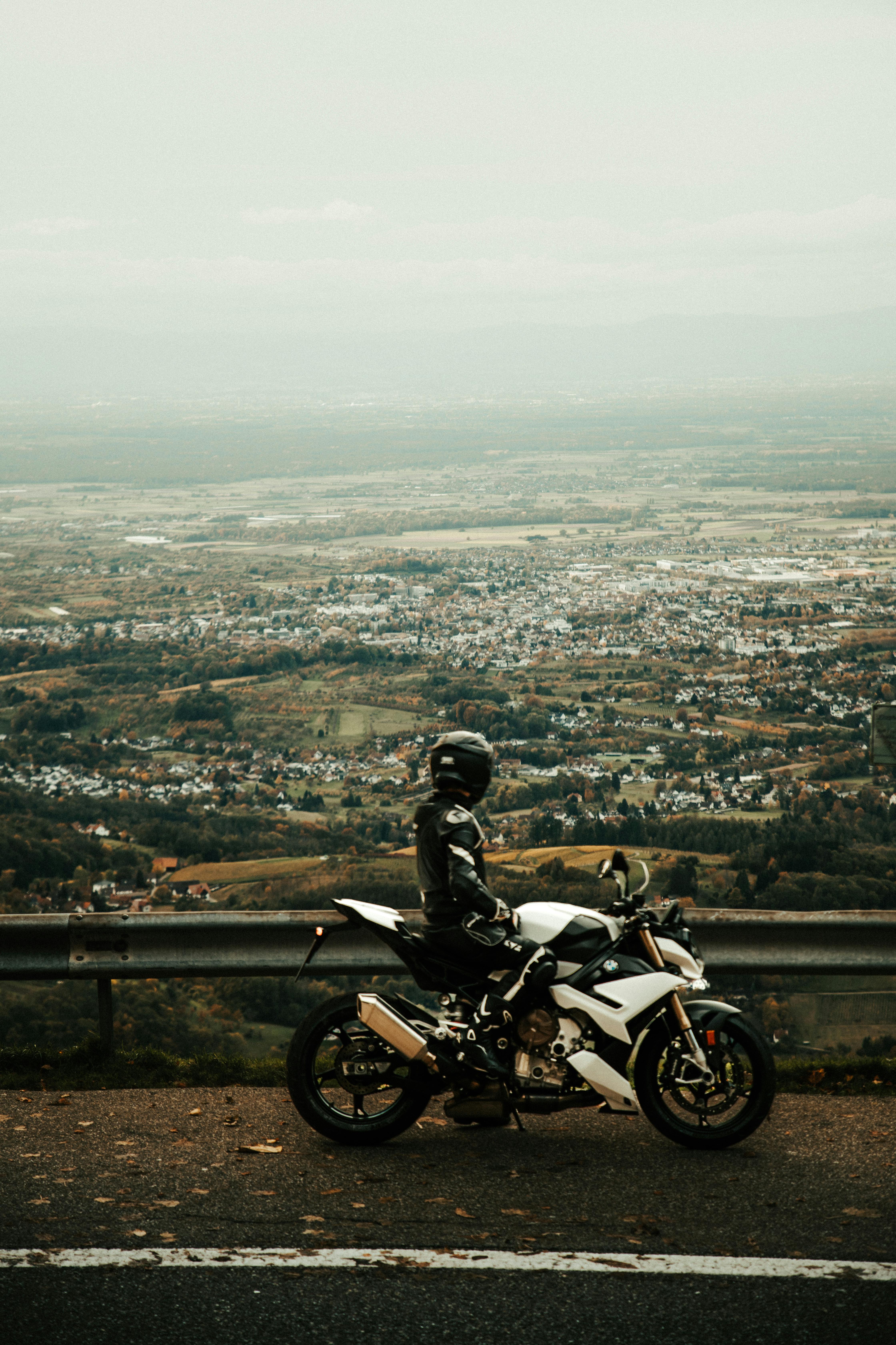 Man Traveling on a Motorcycle · Free Stock Photo