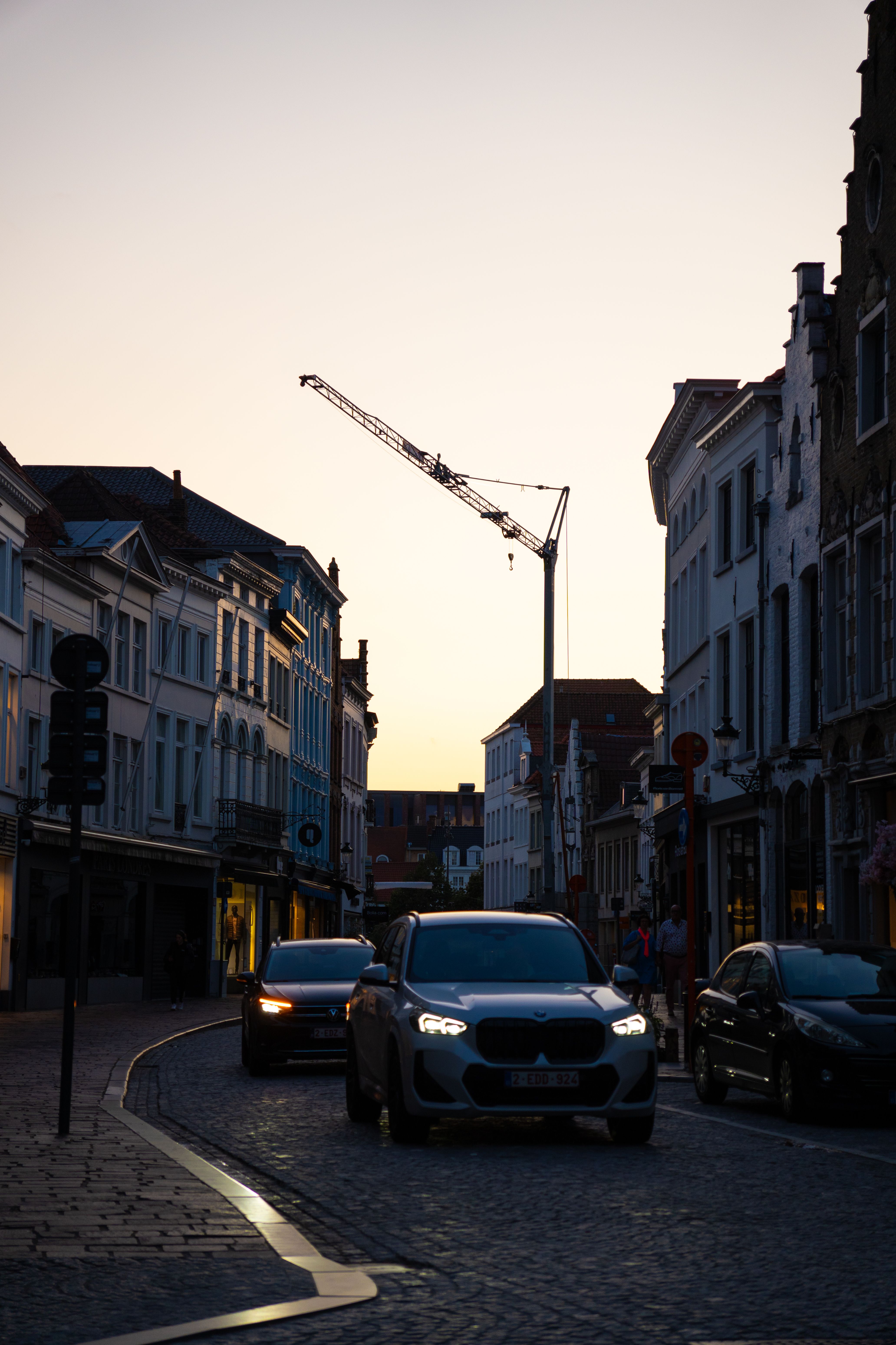 Cars on a Road at Dusk · Free Stock Photo