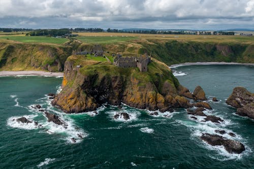 Fotobanka s bezplatnými fotkami na tému breh, cestovať, hrad dunnottar