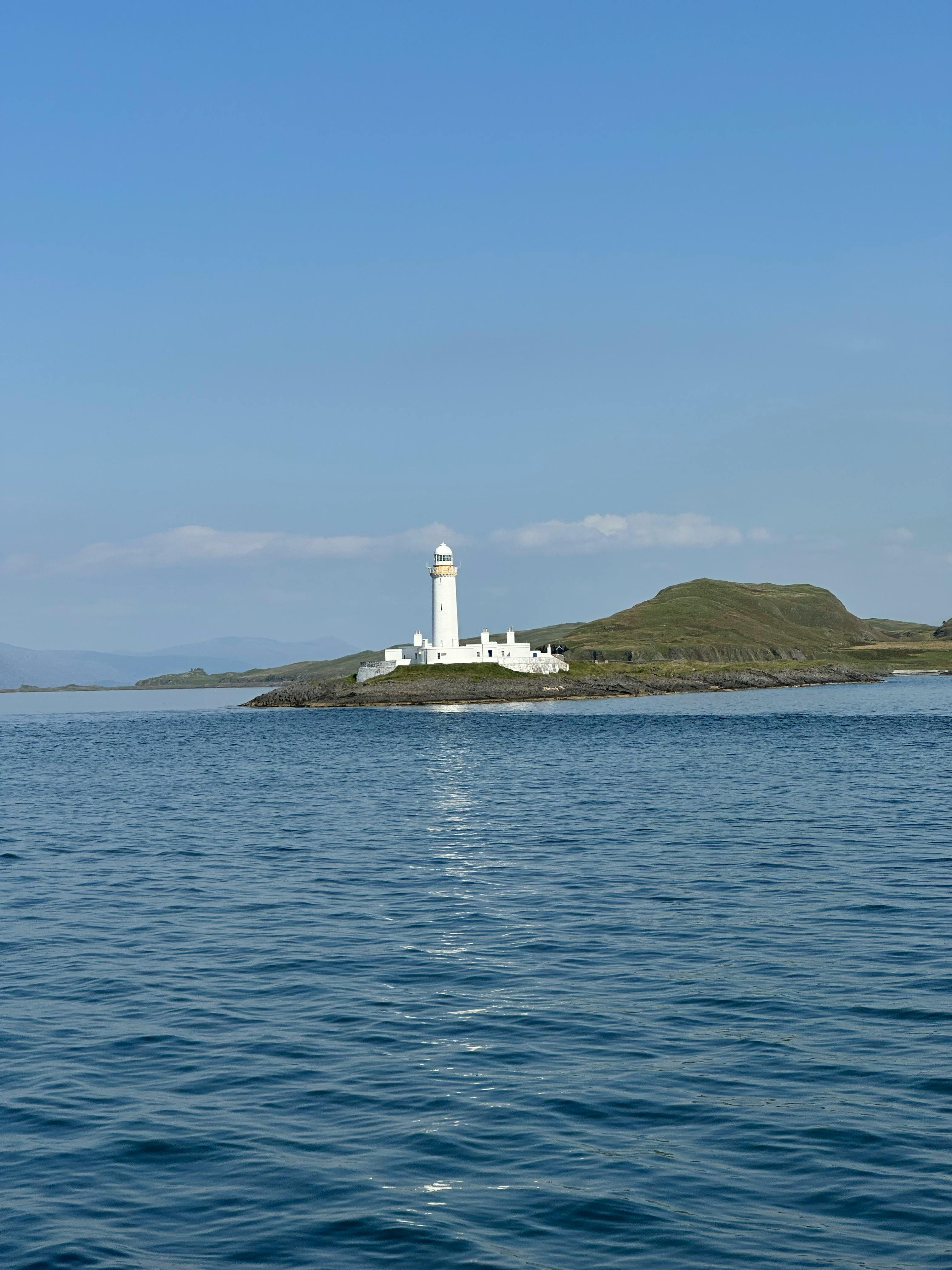 lismore lighthouse on eilean musdile islet