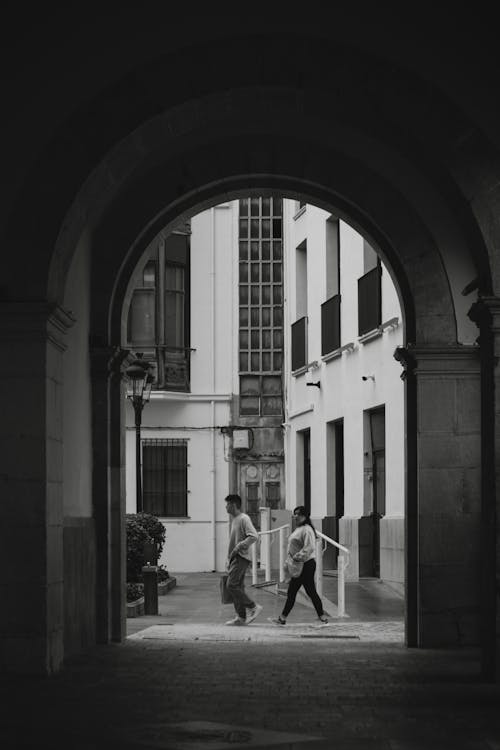 Arched Passage in City