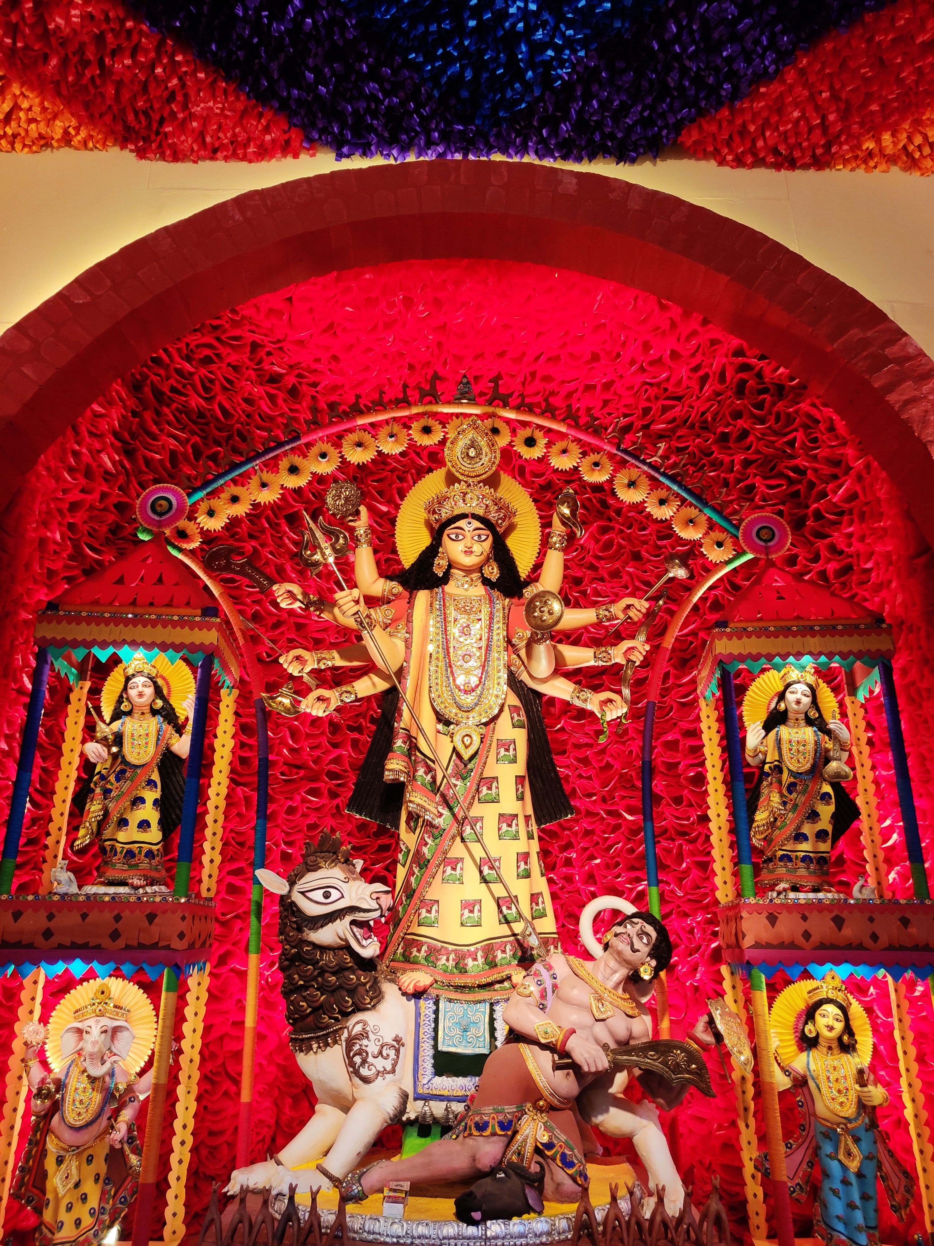 A traditional diya lamp setup highlighting the Shardiya Navratri significance for the 2026 festival.