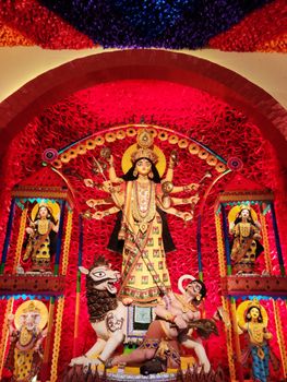A traditional diya lamp setup highlighting the Shardiya Navratri significance for the 2026 festival.