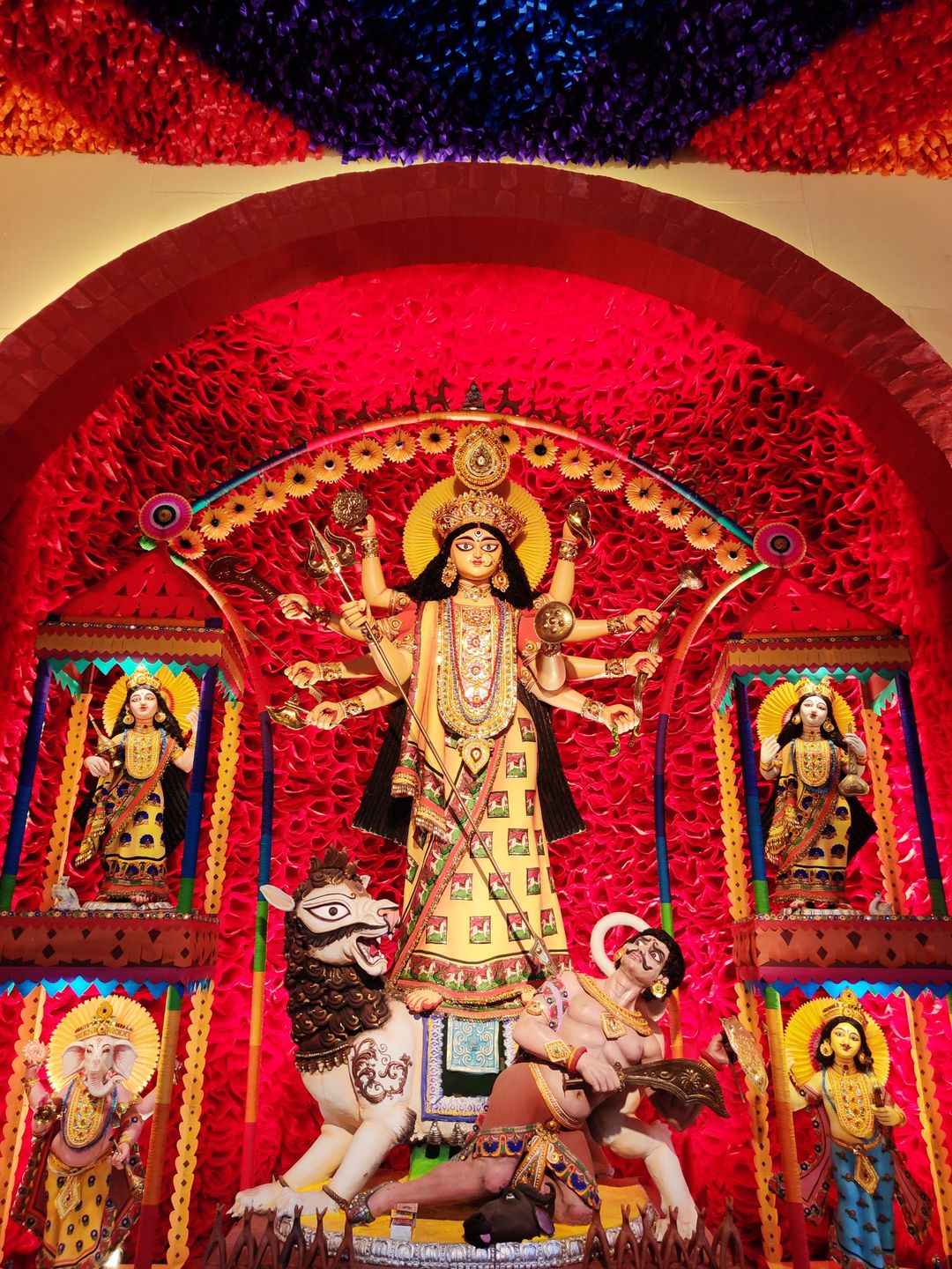 Figure of the Hindu goddess Durga