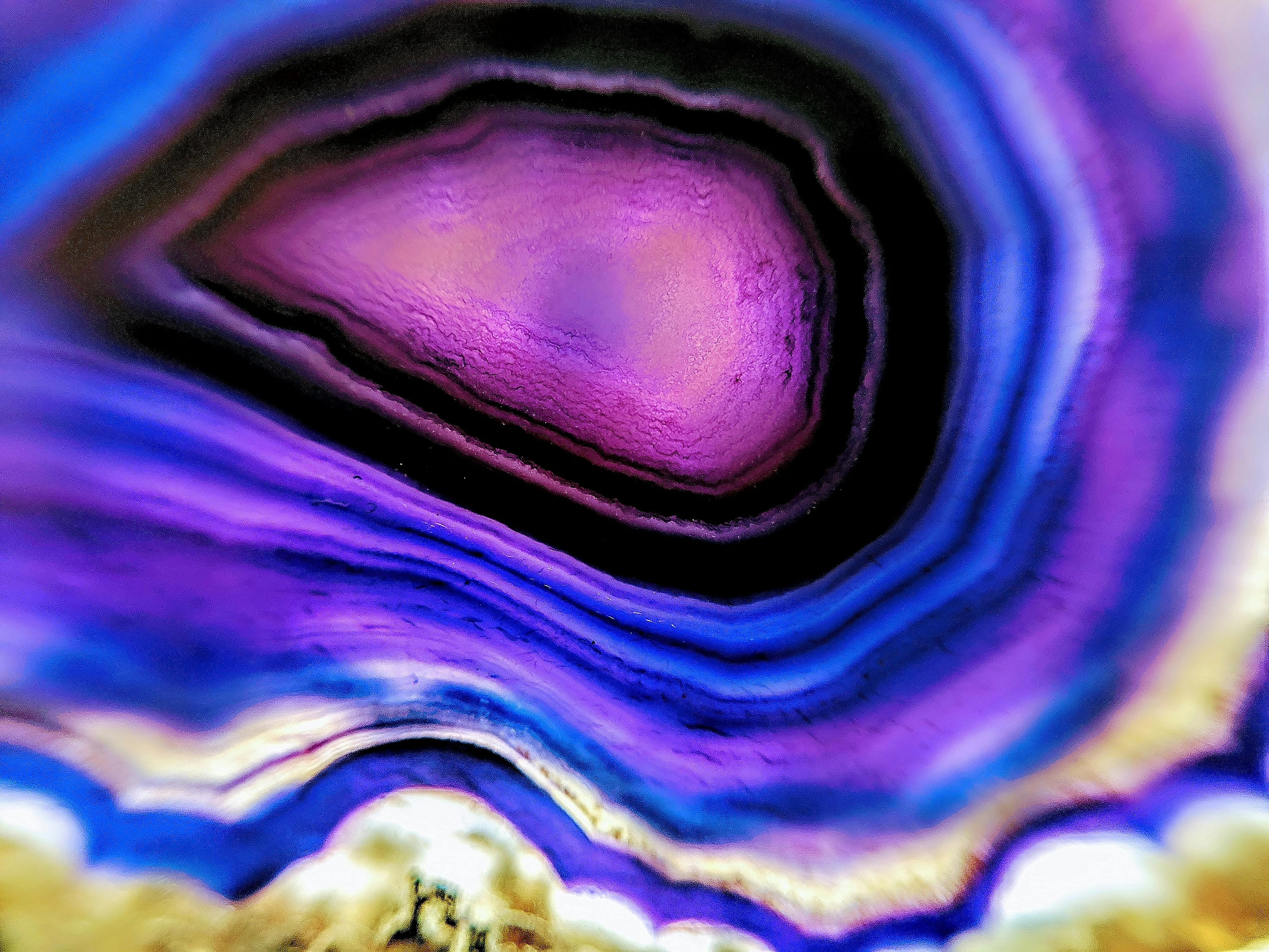 Free stock photo of Pink geode, pink marble, purple geode