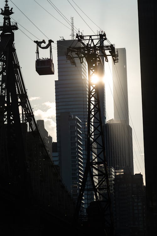 Fotos de stock gratuitas de edificio, Nueva York, puesta de sol