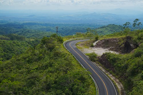 คลังภาพถ่ายฟรี ของ ถนน, ภูเขา, ยางมะตอย