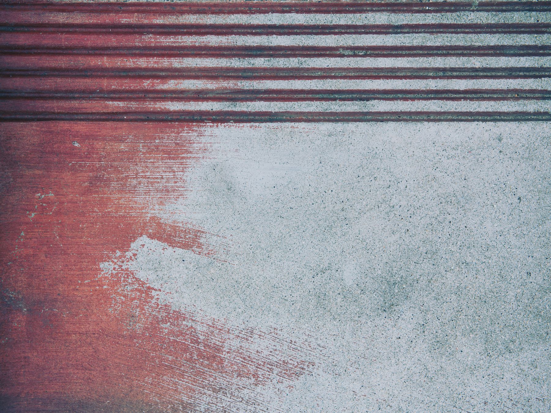 Masonry and Render Painting in Shadwell — surfaces prepped and cut in by hand
