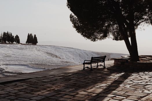 Cleopatra antique pool swim — Pamukkale