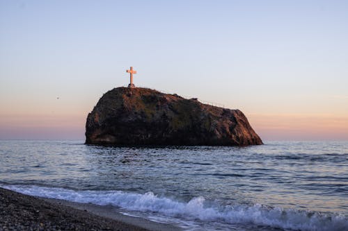 Cross Rock at Cape Fiolent in Crimea