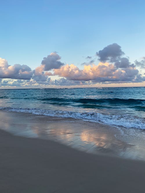 구름, 모래, 물의 무료 스톡 사진