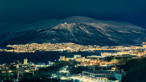 Gratis lagerfoto af arktiske hav, by, Fjord