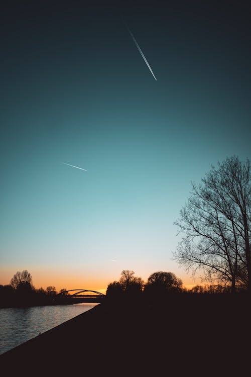 Gratis stockfoto met achtergrondlicht, avond, brug