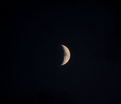 Free Captivating crescent moon against the night sky, photographed in Ocean City, MD. Stock Photo