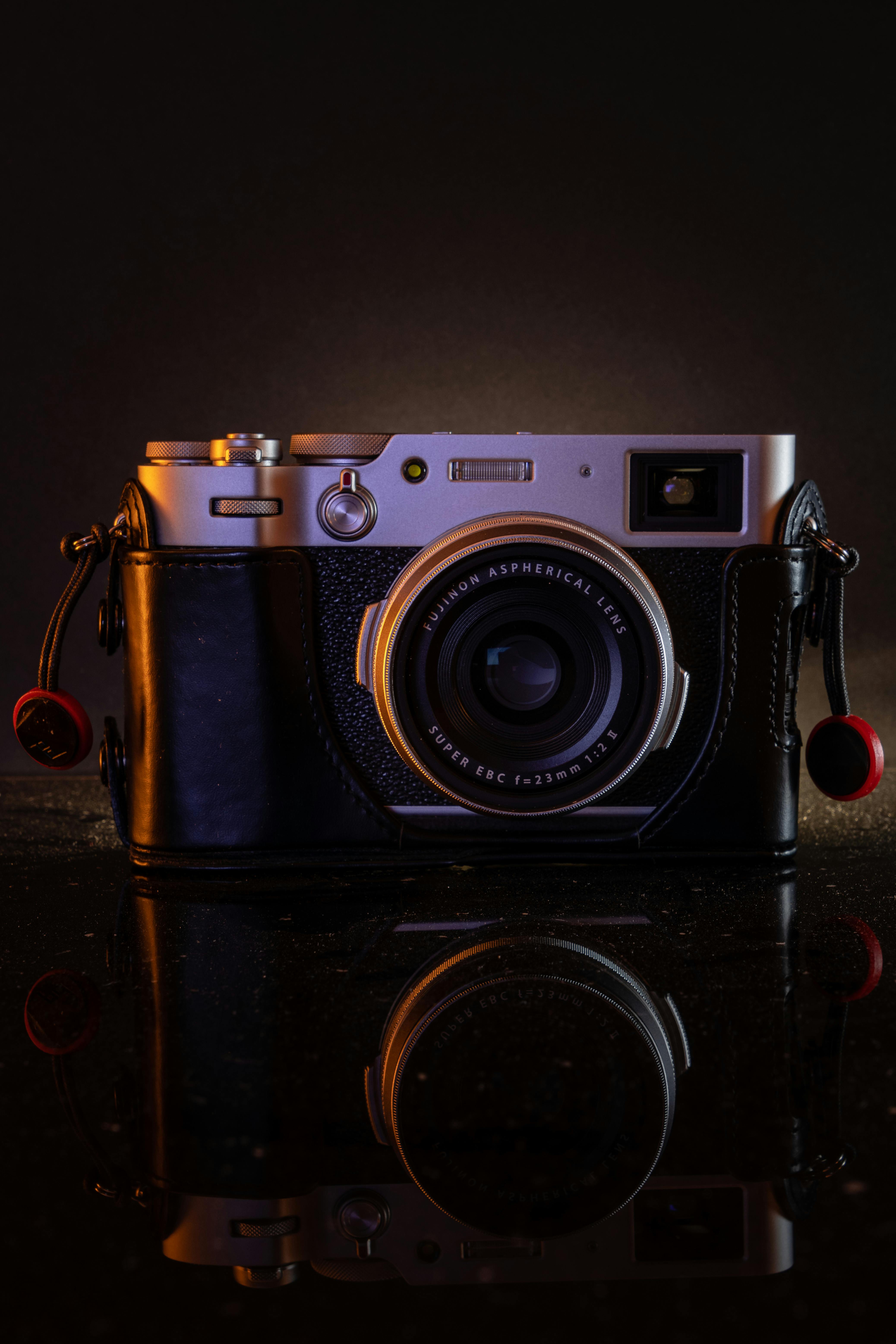 Camera on Black Background · Free Stock Photo