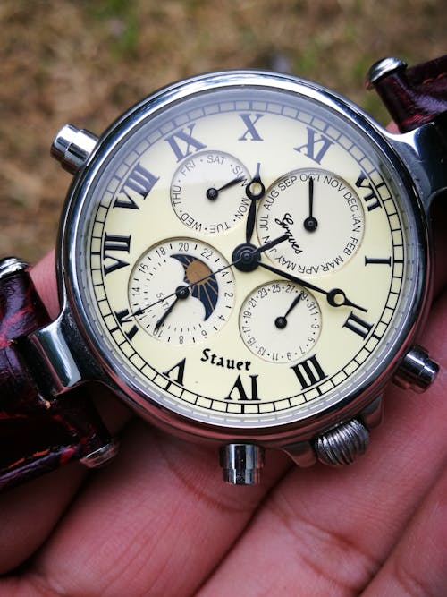 Close up of Stauer Watch