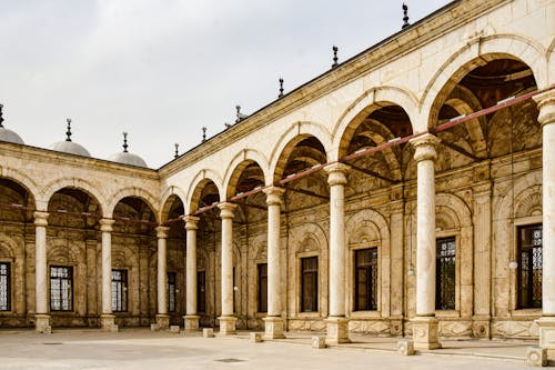 Colonnade of the Mosque of Muhammad Ali Courtyard