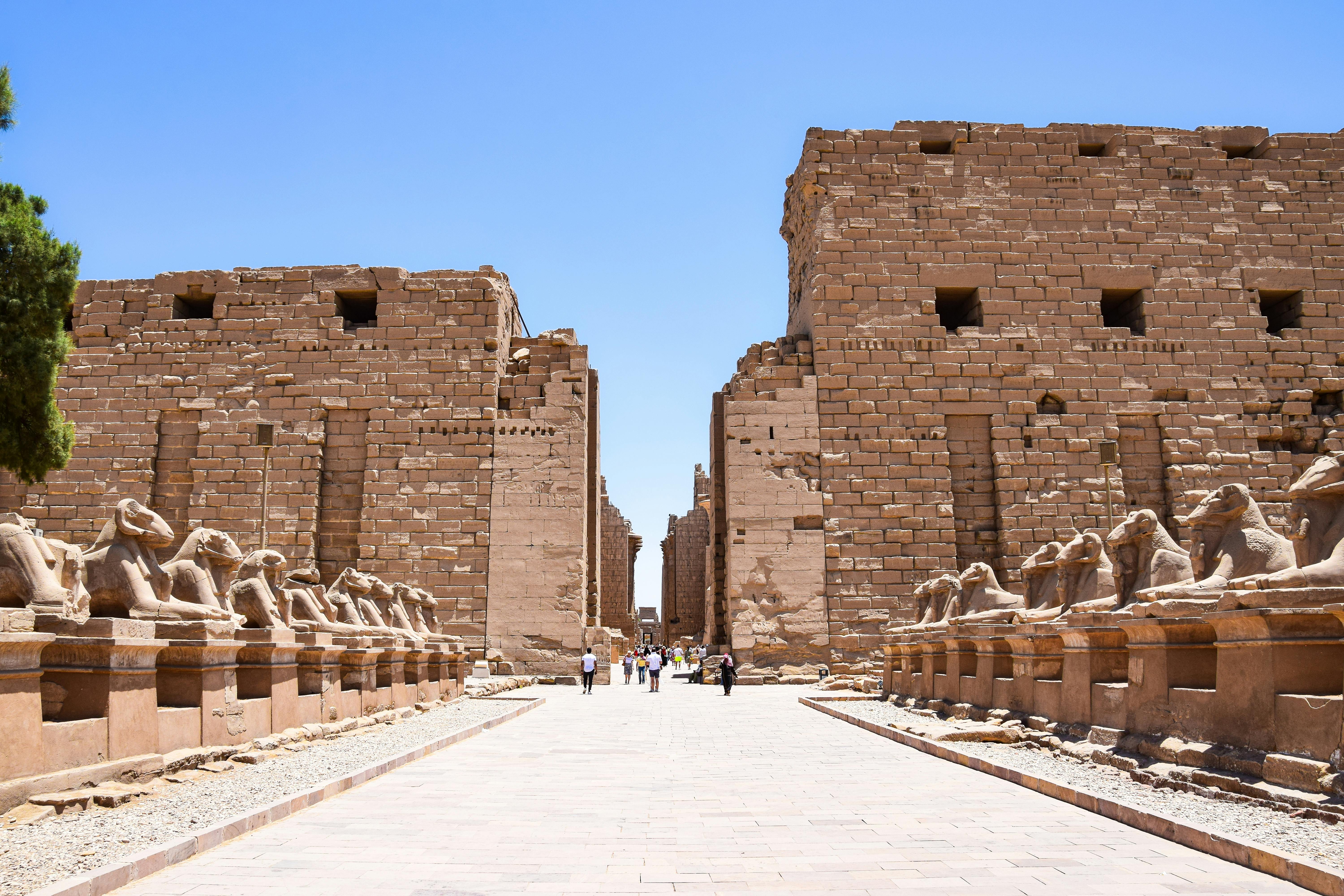 View of the Karnak Temple, Luxor, Egypt · Free Stock Photo