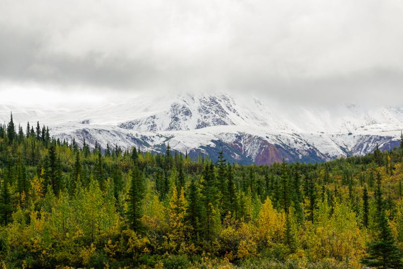 Snow In Nature Mountain in Snow in Nature Landscape · Free Stock Photo