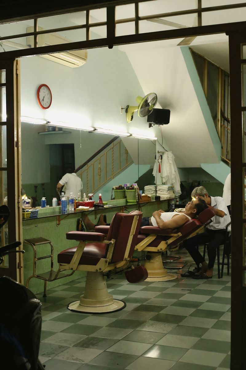 Inside Big Tree Barbershop
