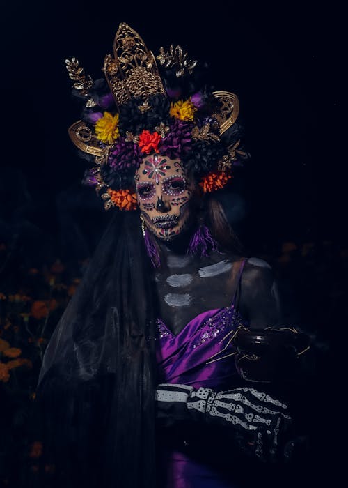 dia de muertos, 卡特里娜, 垂直拍攝 的 免費圖庫相片