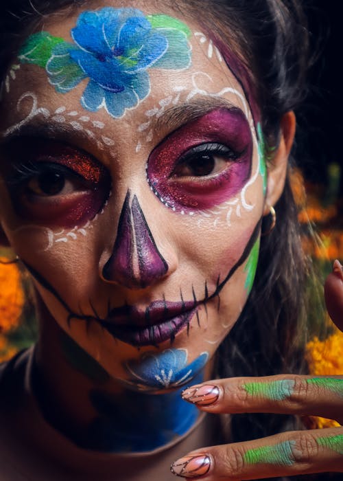 dia de muertos, 垂直拍攝, 墨西哥文化 的 免費圖庫相片