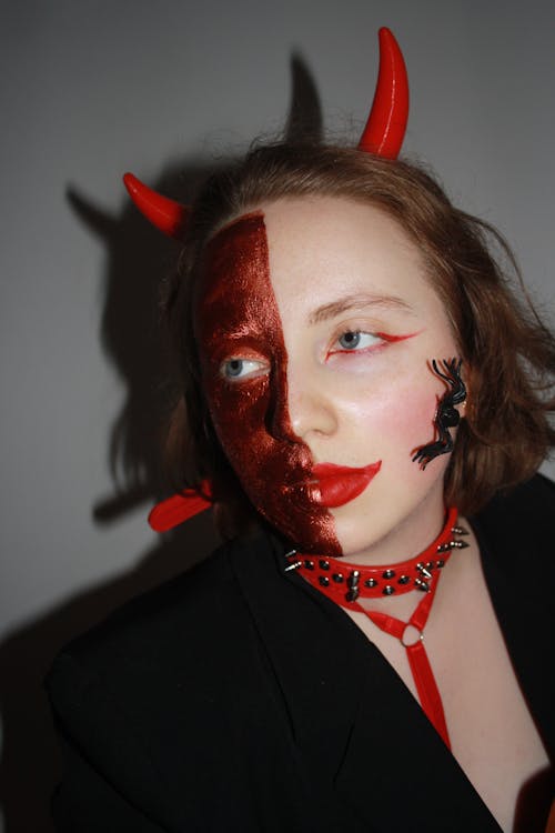 Foto stok gratis halloween, iblis, kaum wanita