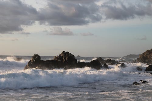 바다, 바위, 자연의 무료 스톡 사진
