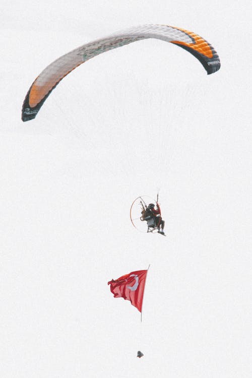 Základová fotografie zdarma na téma krocan, paragliding, paraglidista