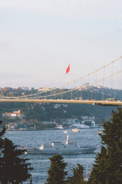 Immagine gratuita di bandiera, bosphorus, Istanbul